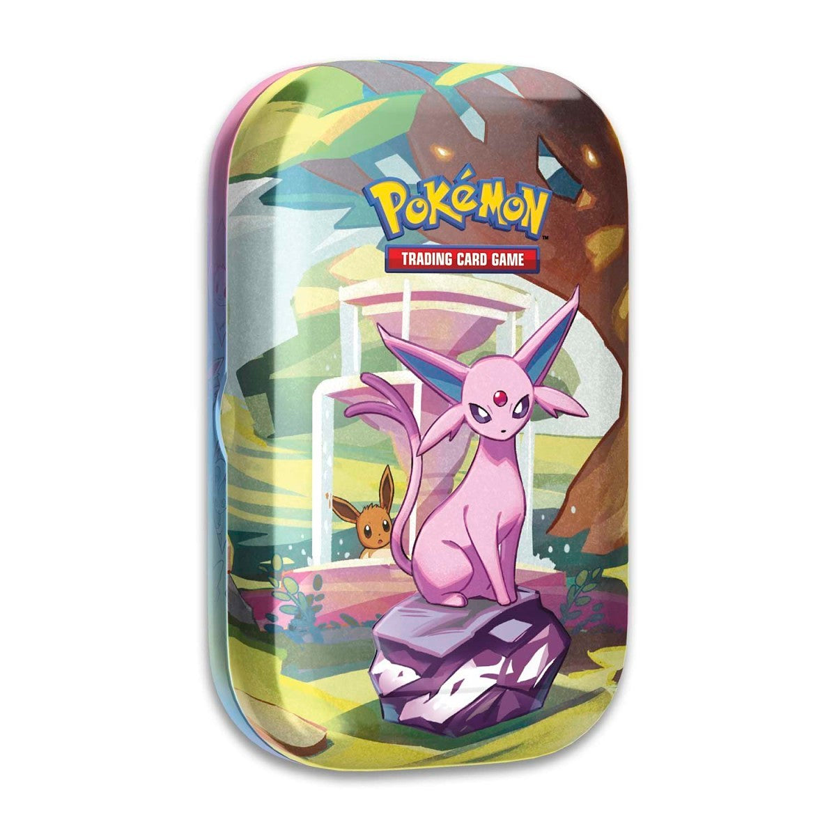 Prismatic Espeon Mini tin