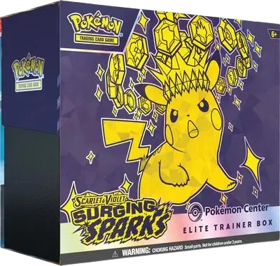 Surging Sparks Pokemon Center Elite Trainer Box