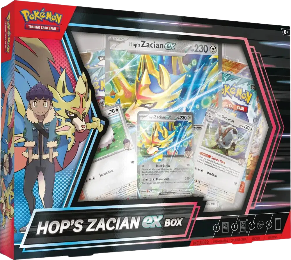 Hop's Zacian ex Box
