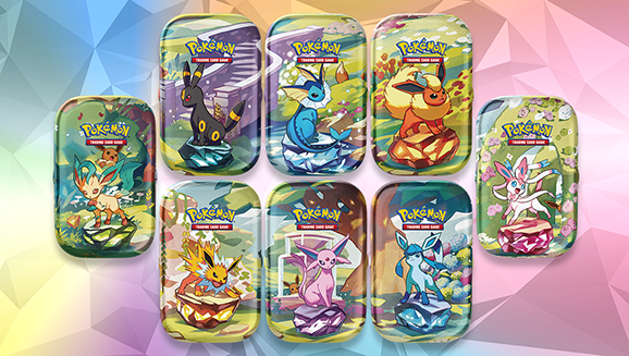 Set of 8 Prismatic Mini tins